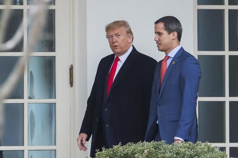 Trump recibió a Juan Guaidó en la Casa Blanca