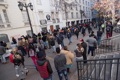 Intensa crisis en Chile