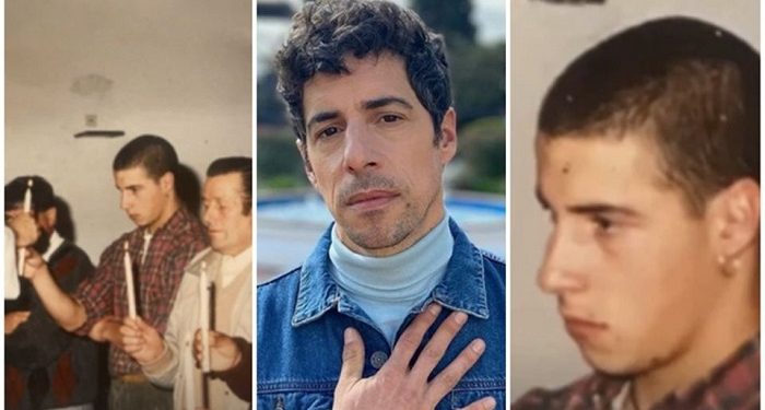 Esteban Lamothe sorprendió al mostrar cómo era su look a los 15 años