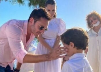 Benjamín y Magnolia Vicuña celebraron el bautismo de Ana García Moritán junto a Pampita