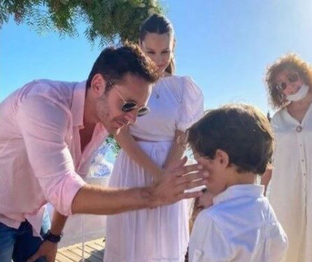 Benjamín y Magnolia Vicuña celebraron el bautismo de Ana García Moritán junto a Pampita