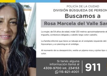 La Policía de la Ciudad solicita colaboración en la búsqueda de Rosa Marcela del Valle Santucho