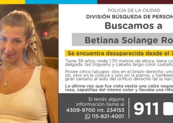 La Policía de la Ciudad solicita colaboración en la búsqueda de Betiana Solange Rossi