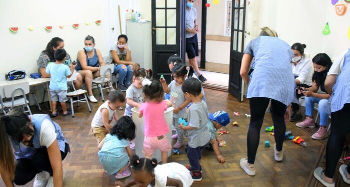 Más de 8 mil niños y niñas volvieron a los Centros de Primera Infancia de la Ciudad