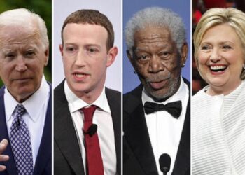 Biden, Zuckerberg y Morgan Freeman están en la lista negra