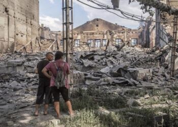 Destrucción catastrófica en Lysychansk