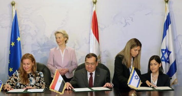 Histórico acuerdo por gas natural con Egipto e Israel