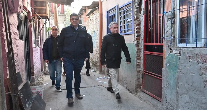 D´Alessandro y Macri cerraron en el Barrio 21-24 el búnker 54