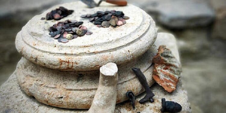 Hallazgo en San Casciano con un tesoro sagrado en las termas romanas