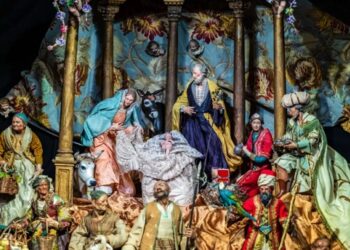 El descubrimiento de Pompeya marcó un nuevo estilo de decoración belenista