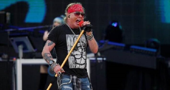 Guns N’ Roses realiza una gira mundial y presenta show en Roma, Italia