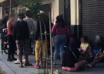 Dos detenidos durante un desalojo de casa usurpada en Constitución