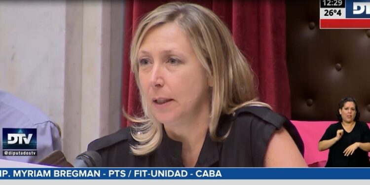 La Diputada Myriam Bregman cruzó a la libertaria Victoria Villarruel