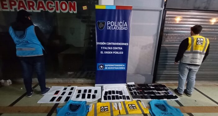 Inspección en centro comercial de Liniers: un detenido, doce clausuras y entre ellas un cine pornográfico