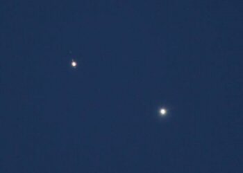 El beso entre Venus y Júpiter
