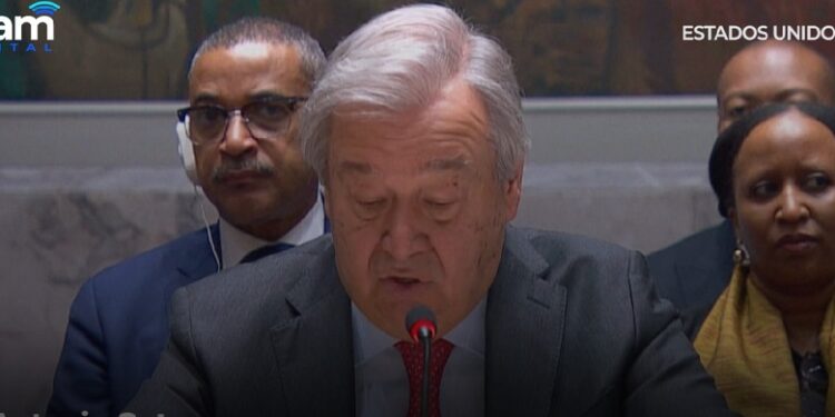 El jefe de la ONU denunció ante Lavrov la «devastación» rusa en Ucrania