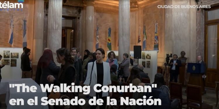Inauguró muestra fotográfica «The Walking Conurban» en el Senado
