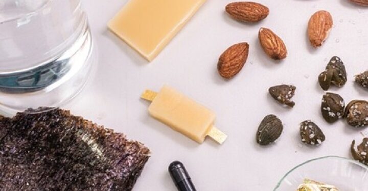 Crean una batería recargable y comestible