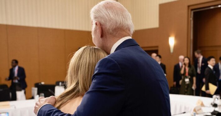 Biden expresó su pésame a Meloni por la inundación en Italia