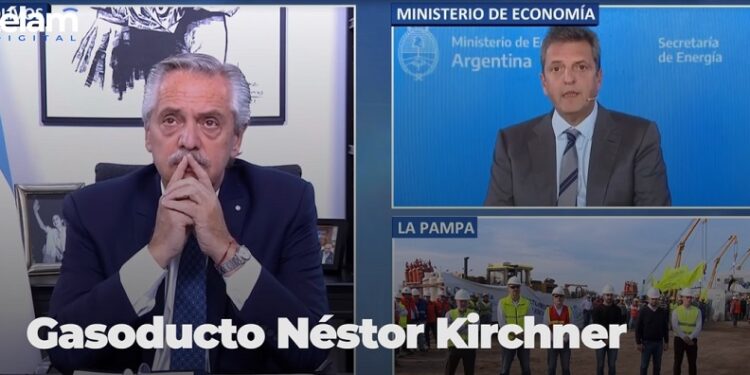 Sergio Massa: «El gasoducto permitirá ahorrar 2.100 millones de dólares en importaciones de gas este año»