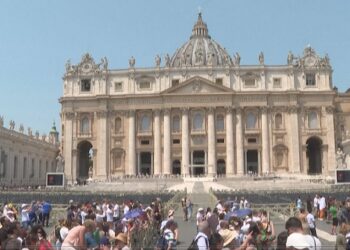 Francisco reapareció ante miles de fieles en el Vaticano