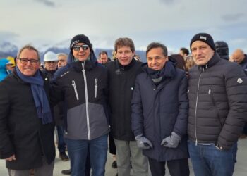 El Ministro de Transporte inauguró la ampliación del muelle del puerto de Ushuaia
