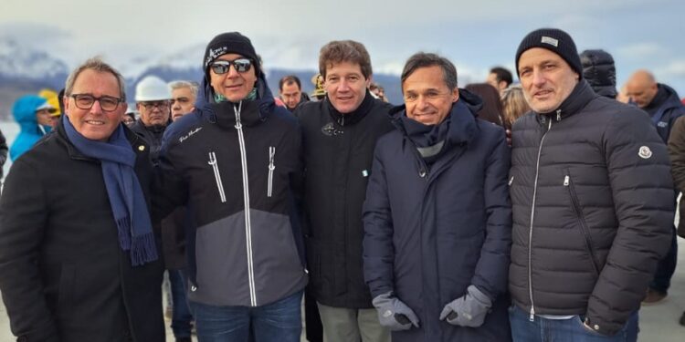 El Ministro de Transporte inauguró la ampliación del muelle del puerto de Ushuaia
