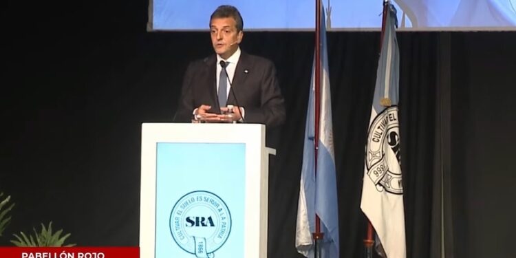 Sergio Massa pidió analizar las «medidas transitorias» teniendo en cuenta el peso del FMI y la sequía
