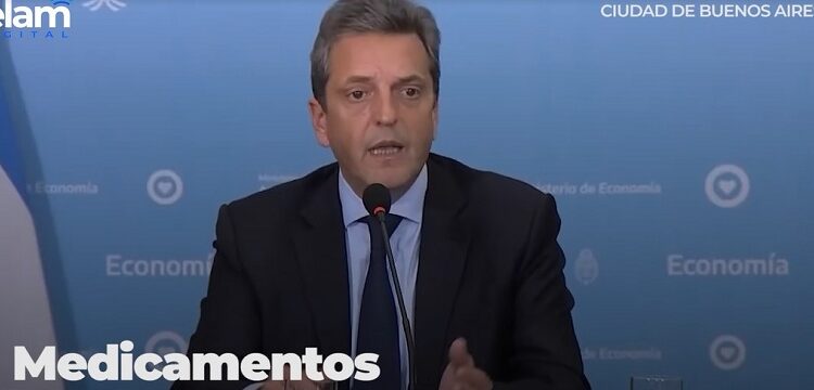 Sergio Massa anunció un acuerdo con laboratorios para congelar los precios de medicamentos hasta octubre