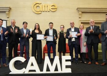 Un emprendedor rionegrino ganó el Premio Joven Empresario Argentino 2023 que entrega CAME