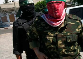 Imagen de archivo de Abu Obeida, el portavoz de las Brigadas al Qasam, el brazo armado de Hamás. EFE/Mohammed Saber