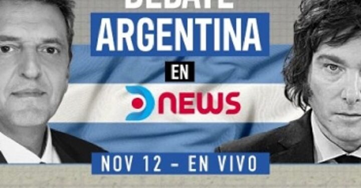 DNEWS emitirá el último debate presidencial de Argentina en vivo para Latinoamérica