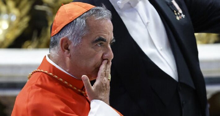 El Cardenal Angelo Becciu fue condenado a 5 años y medio de prisión