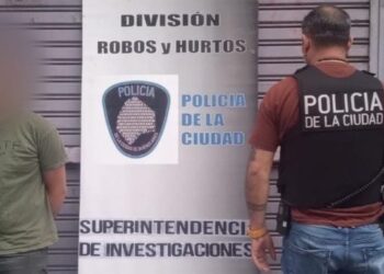 Motochorro detenido tras arrebato en pleno centro porteño
