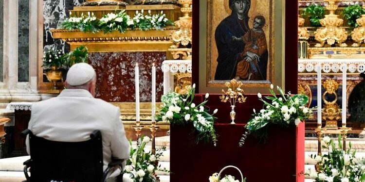 El Papa revela que quiere ser enterrado en Santa María la Mayor