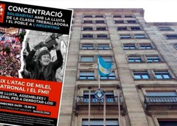 Movilizaciones en ciudades de Europa y Latinoamérica se levantaron en solidaridad con el paro argentino