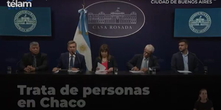 Ministros de Seguridad y Justicia denunciaron una red de trata que ofrecía planes sociales en Chaco