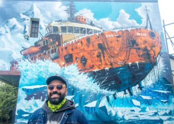 Ushuaia cumple 140 años y lo celebra con 11 nuevos murales del Fin del Mundo a todo color