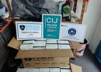 Incautaron insumos y mercadería en infracción en dos consultorios odontológicos