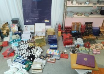 Allanamiento en Villa del Parque, en una distribuidora de productos de estética y cosmética