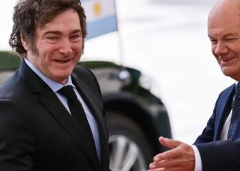 Javier Milei se encontró con el canciller Olaf Scholz en su primera reunión de trabajo con un líder socialista
