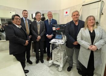 La Embajada De Japón en la Argentina entrego un ecógrafo al Hospital San Antonio De Padua En Navarro, Provincia De Buenos Aires
