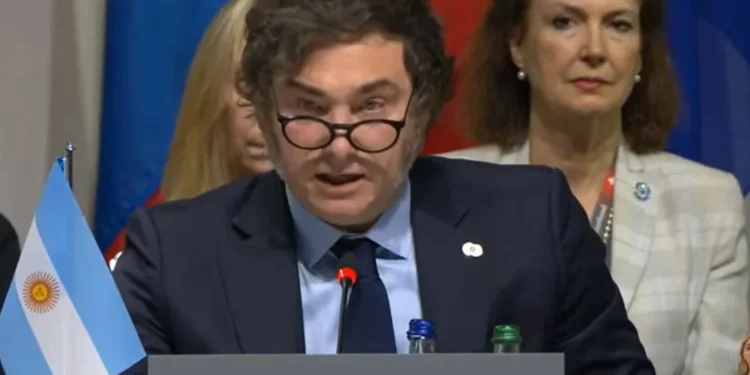 El Presidente Javier Milei arenga a los «leones venezolanos»