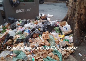 Quejas en la Ciudad por montañas de basura en las calles