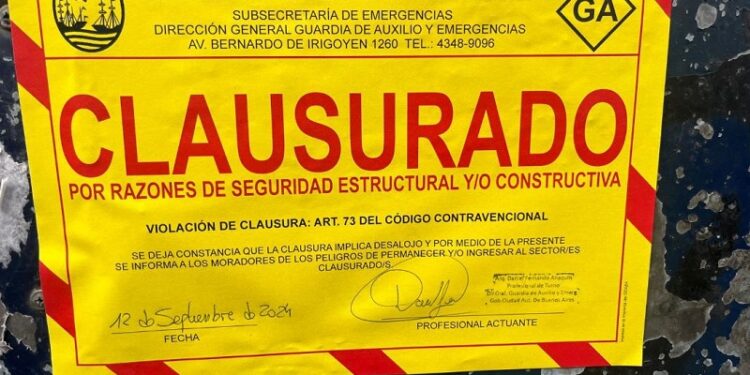 Clausuran un predio tomado en Constitución