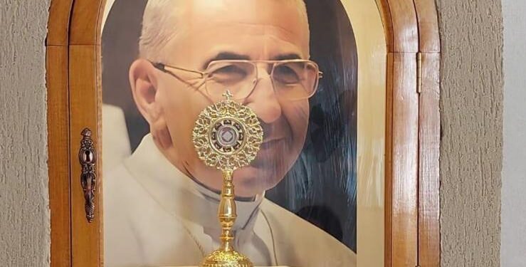 Entronizaron en Paraná una reliquia del beato Juan Pablo I