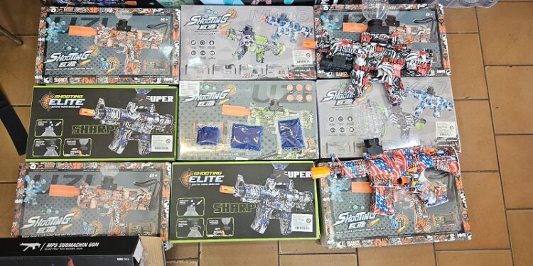 Secuestraron armas de juguete y más de un millón de municiones de hidrogel por ser nocivas para la salud