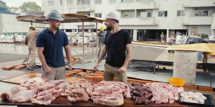 Asado de obra y brasas de identidad: todo en un programa de TV