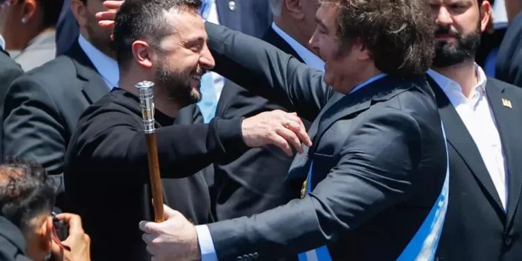 Javier Milei niega haber cambiado de opinión sobre Ucrania