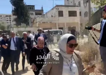 Disparos al aire del ejército israelí durante una visita de diplomáticos a Cisjordania